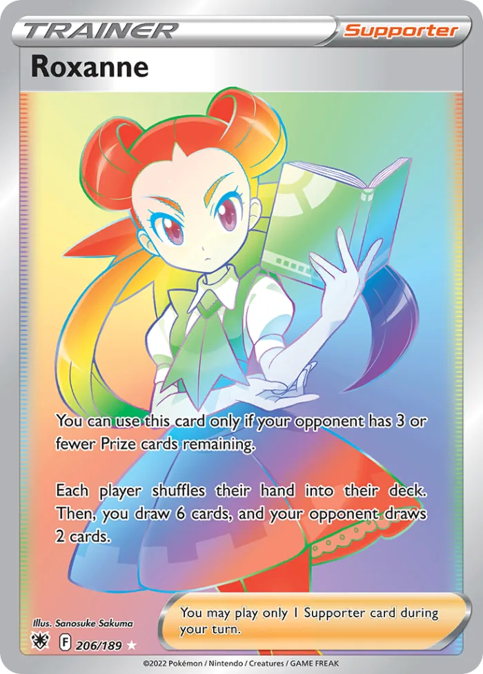 Roxanne #206 Astral Radiance Pokemon card