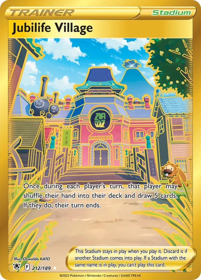 Jubilife Village #212 Astral Radiance Pokemon card