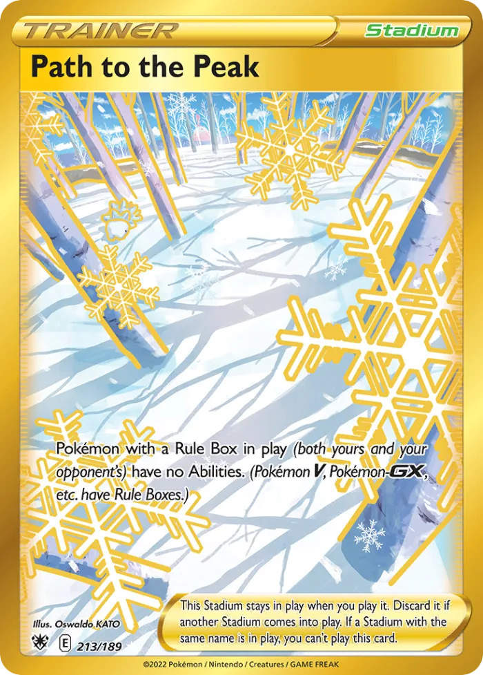Path to the Peak #213 Astral Radiance Pokemon card