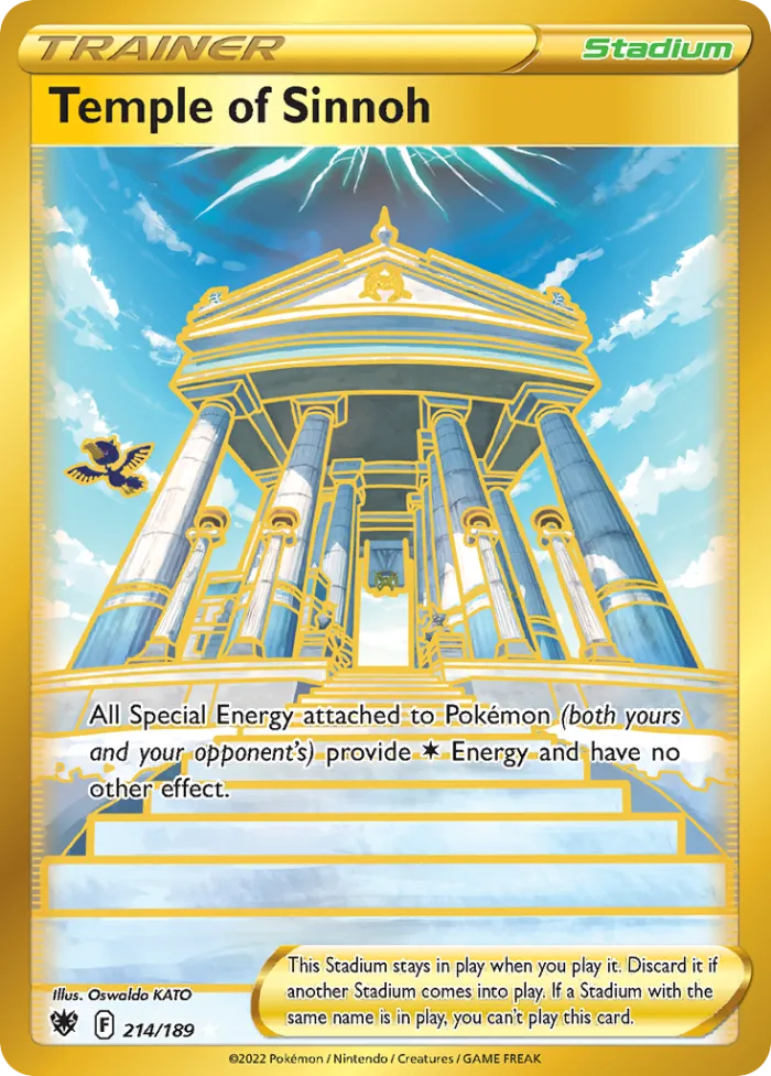Temple of Sinnoh #214 Astral Radiance Pokemon card