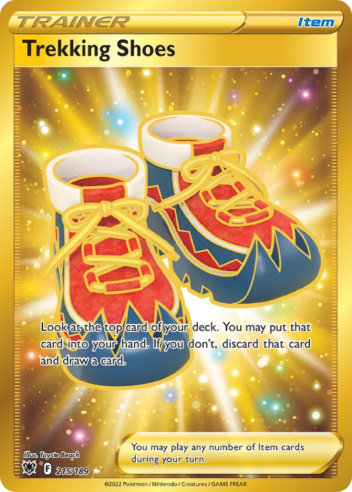 Trekking Shoes #215 Astral Radiance Pokemon card