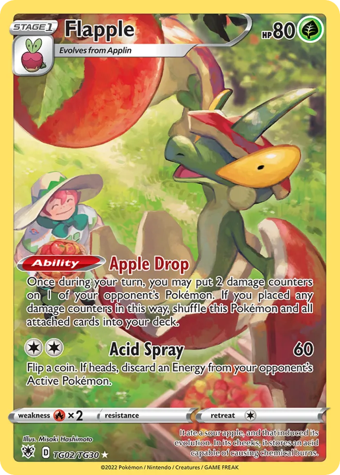 Flapple #TG02 Astral Radiance Pokemon card