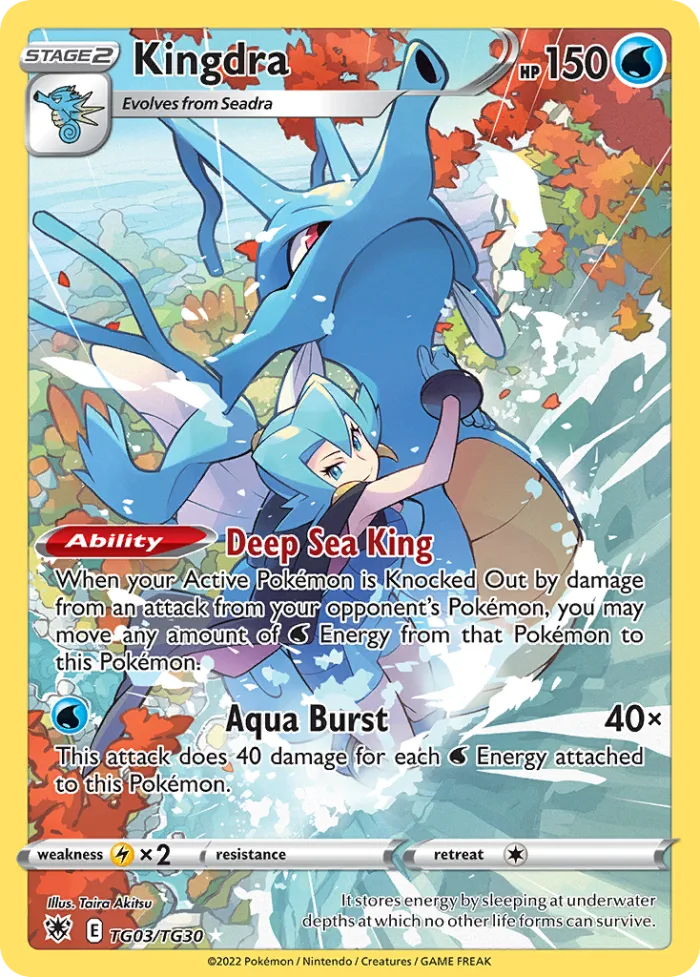 Kingdra #TG03 Astral Radiance Pokemon card