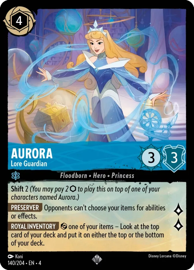 Aurora #140 Ursula's Return Disney Lorcana card