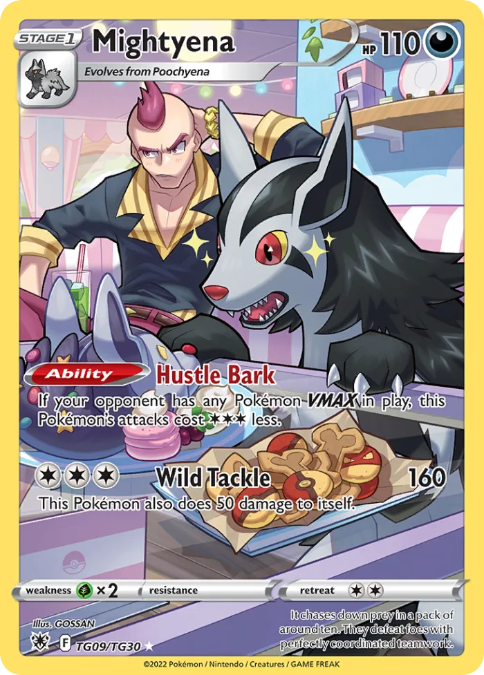 Mightyena #TG09 Astral Radiance Pokemon card