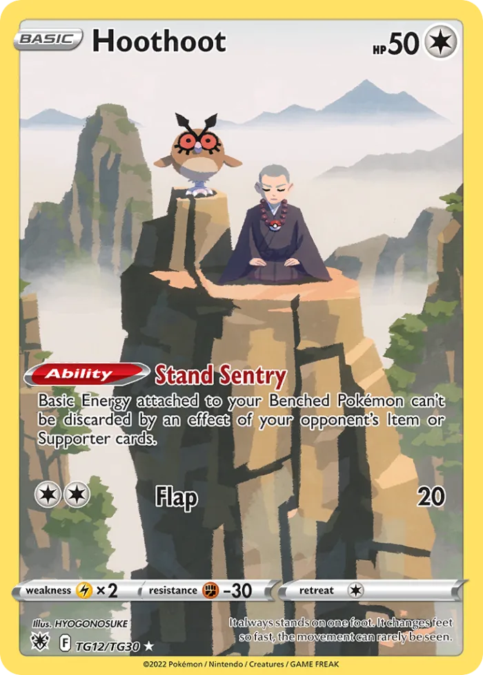 Hoothoot #TG12 Astral Radiance Pokemon card