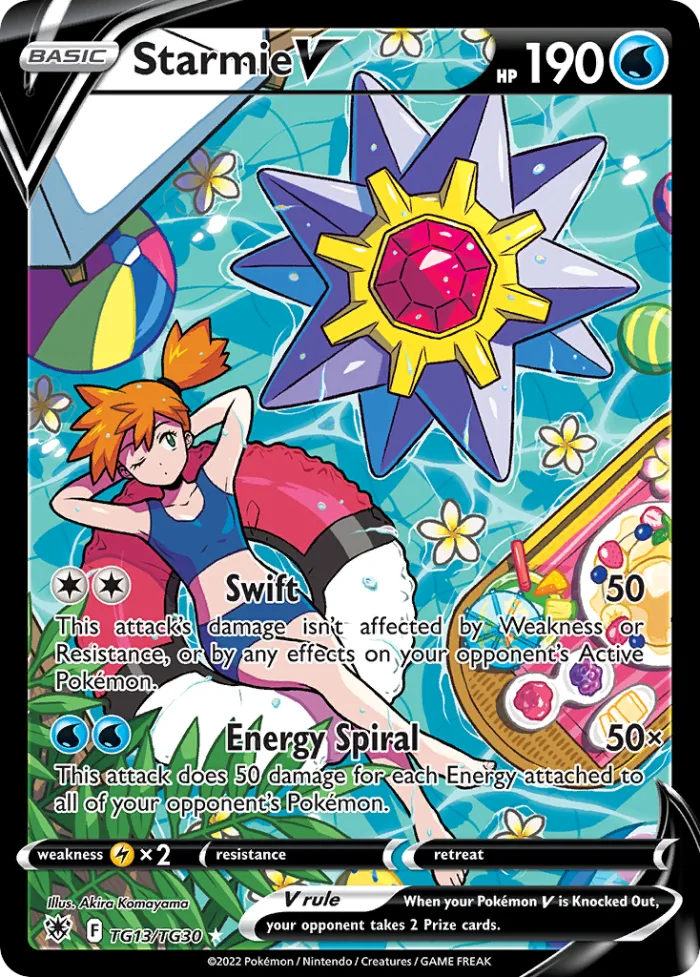Starmie V #TG13 Astral Radiance Pokemon card