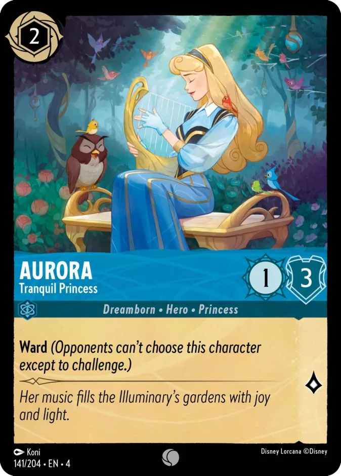 Aurora #141 Ursula's Return Disney Lorcana card