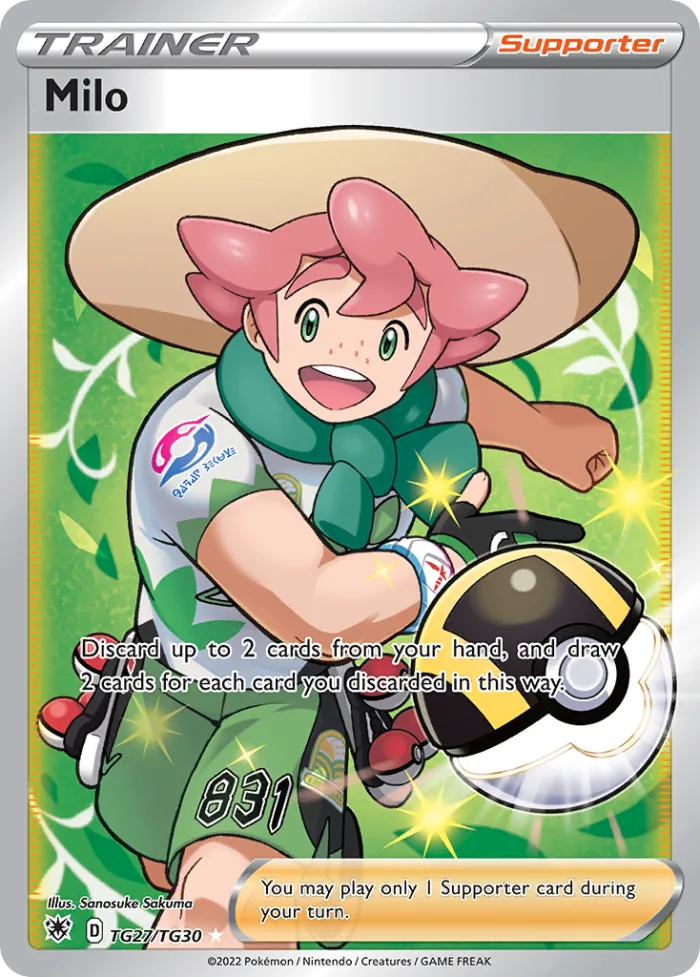 Milo #TG27 Astral Radiance Pokemon card
