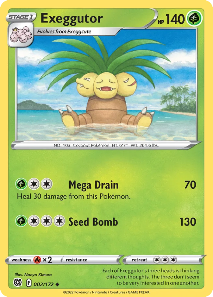 Exeggutor #2 Brilliant Stars Pokemon card