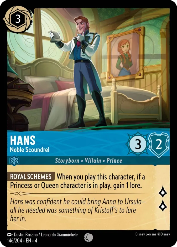 Hans #146 Ursula's Return Disney Lorcana card
