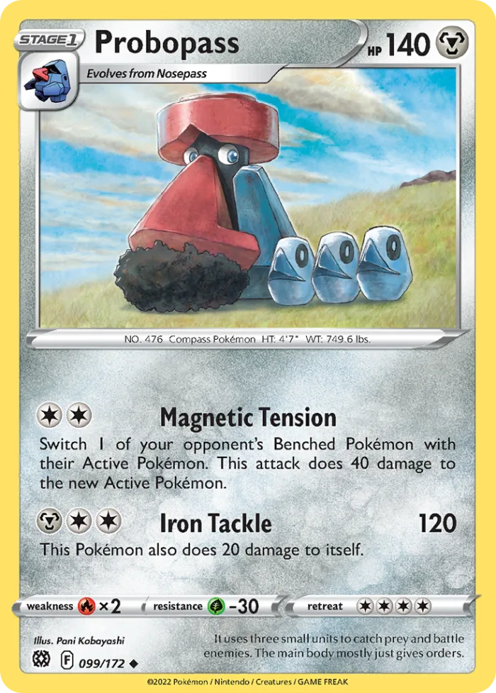 Probopass #99 Brilliant Stars Pokemon card
