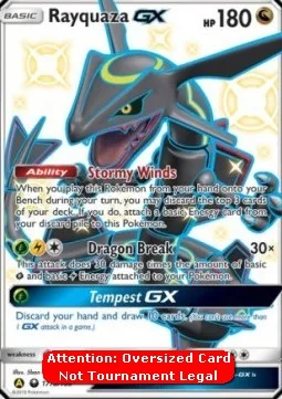 Rayquaza GX #CES 177a Celestial Storm Pokemon card