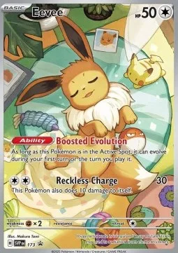 Eevee #SVP 173 SV Black Star Promos Pokemon card