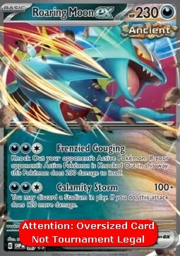 Roaring Moon ex #SVP 067 SV Black Star Promos Pokemon card