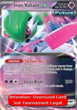 Iron Valiant ex #SVP 068 SV Black Star Promos Pokemon card