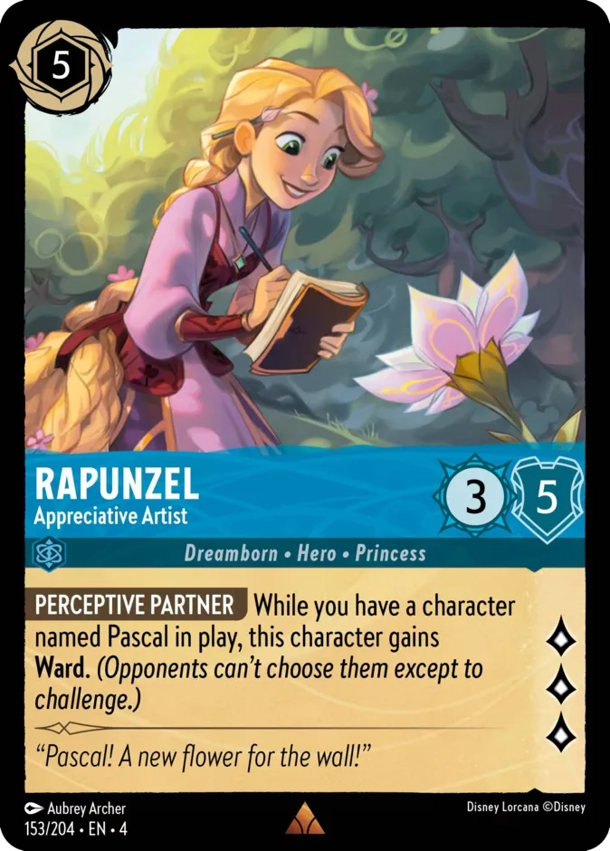 Rapunzel #153 Ursula's Return Disney Lorcana card