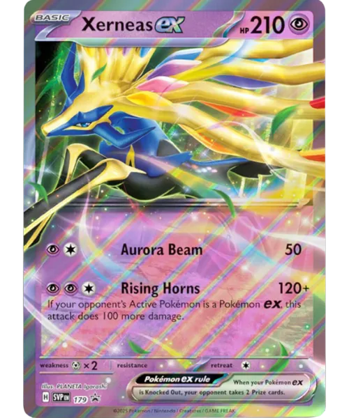 Xerneas ex #SVP 179 SV Black Star Promos Pokemon card