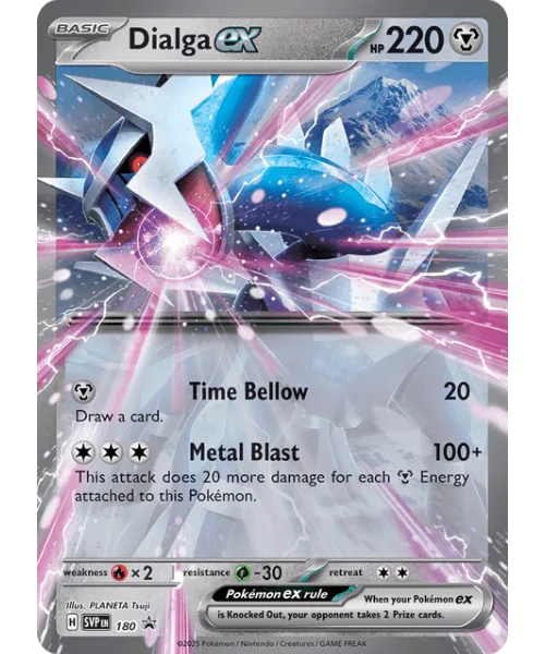 Dialga ex #SVP 180 SV Black Star Promos Pokemon card