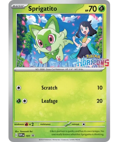 Sprigatito #SVP 191 SV Black Star Promos Pokemon card