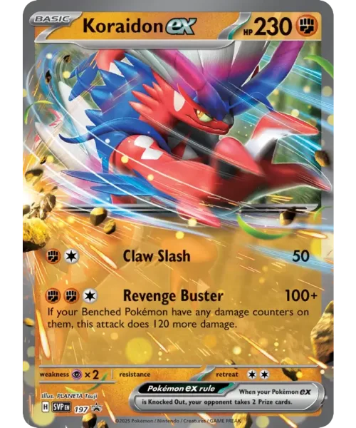 Koraidon ex #SVP 197 SV Black Star Promos Pokemon card