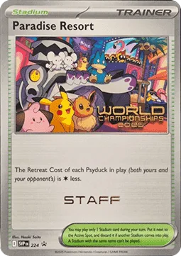 Paradise Resort #SVP 224 SV Black Star Promos Pokemon card