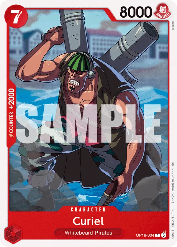 Curiel #OP16-004 The Time of Battle One Piece card