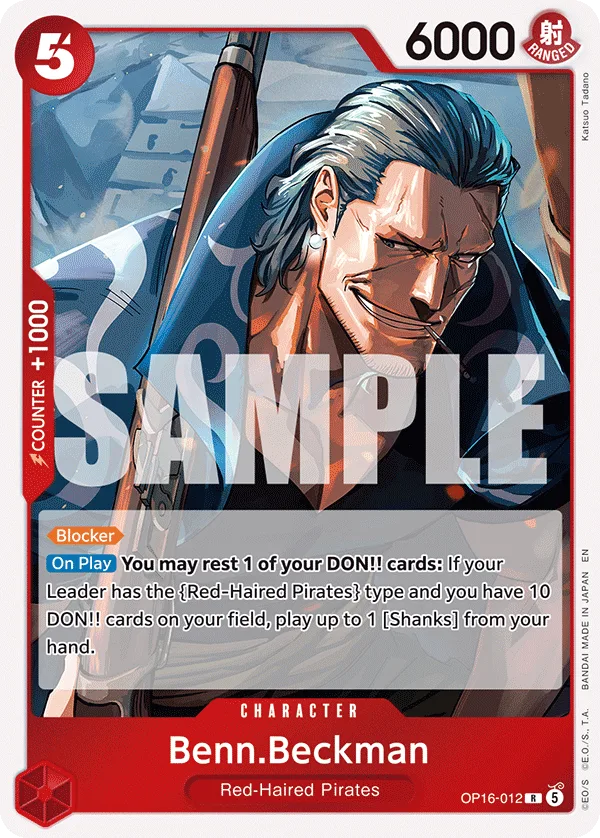 Benn.Beckman #OP16-012 The Time of Battle One Piece card