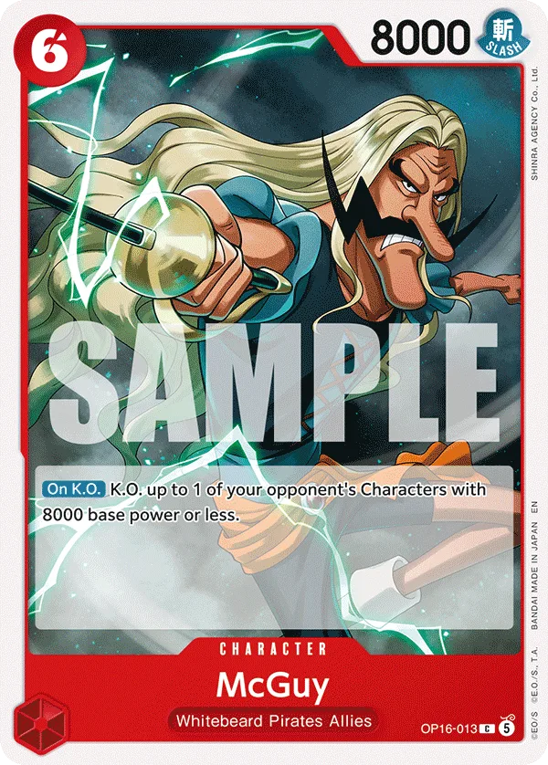 McGuy #OP16-013 The Time of Battle One Piece card