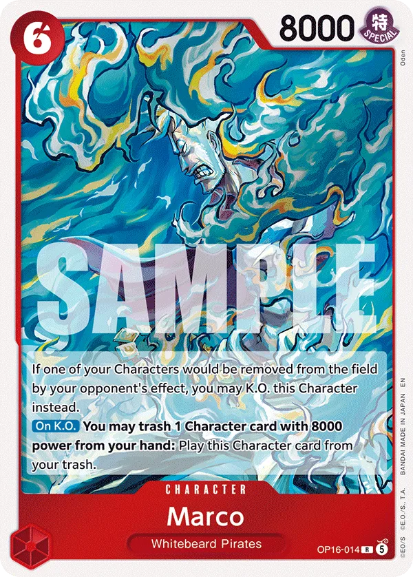 Marco #OP16-014 The Time of Battle One Piece card