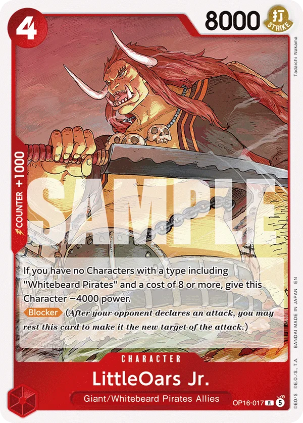 LittleOars Jr. #OP16-017 The Time of Battle One Piece card