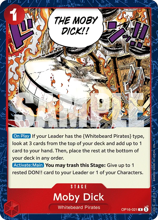Moby Dick #OP16-021 The Time of Battle One Piece card