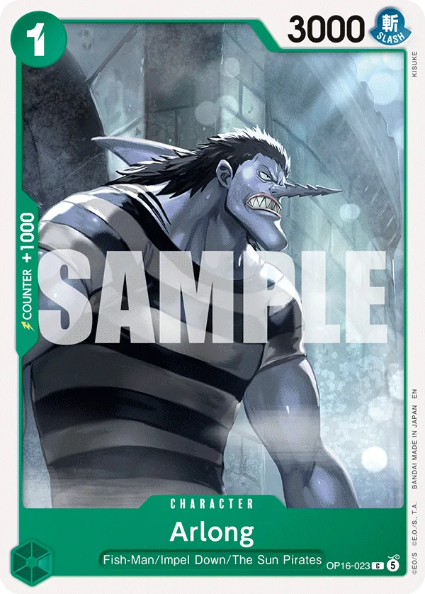 Arlong #OP16-023 The Time of Battle One Piece card