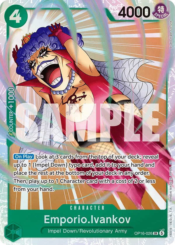 Emporio.Ivankov #OP16-026 The Time of Battle One Piece card