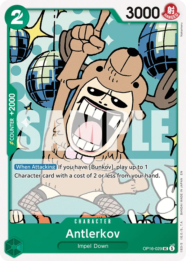 Antlerkov #OP16-029 The Time of Battle One Piece card