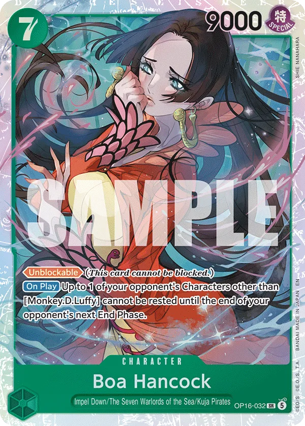 Boa Hancock #OP16-032 The Time of Battle One Piece card
