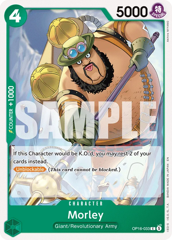 Morley #OP16-033 The Time of Battle One Piece card