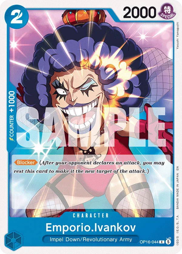 Emporio.Ivankov #OP16-044 The Time of Battle One Piece card