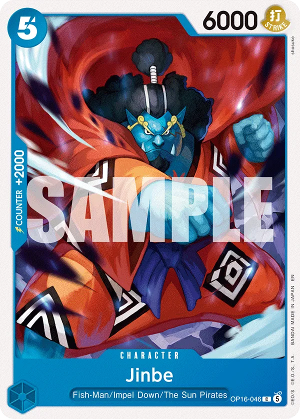 Jinbe #OP16-046 The Time of Battle One Piece card