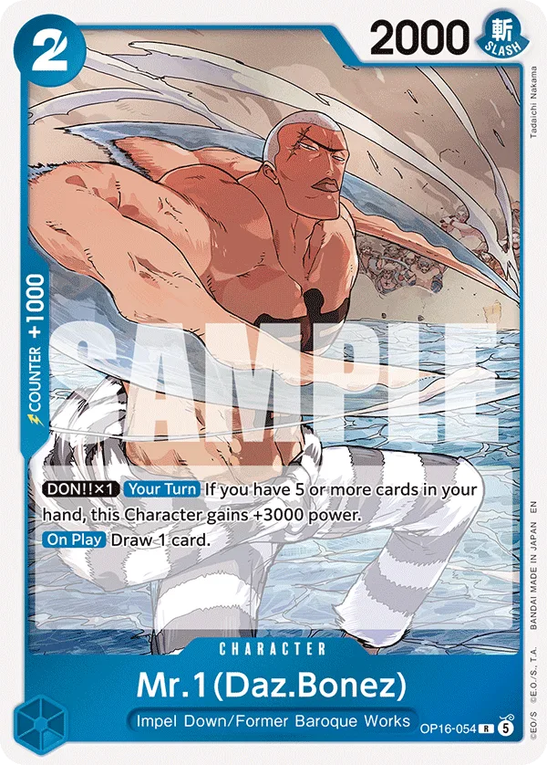 Mr.1(Daz.Bonez) #OP16-054 The Time of Battle One Piece card