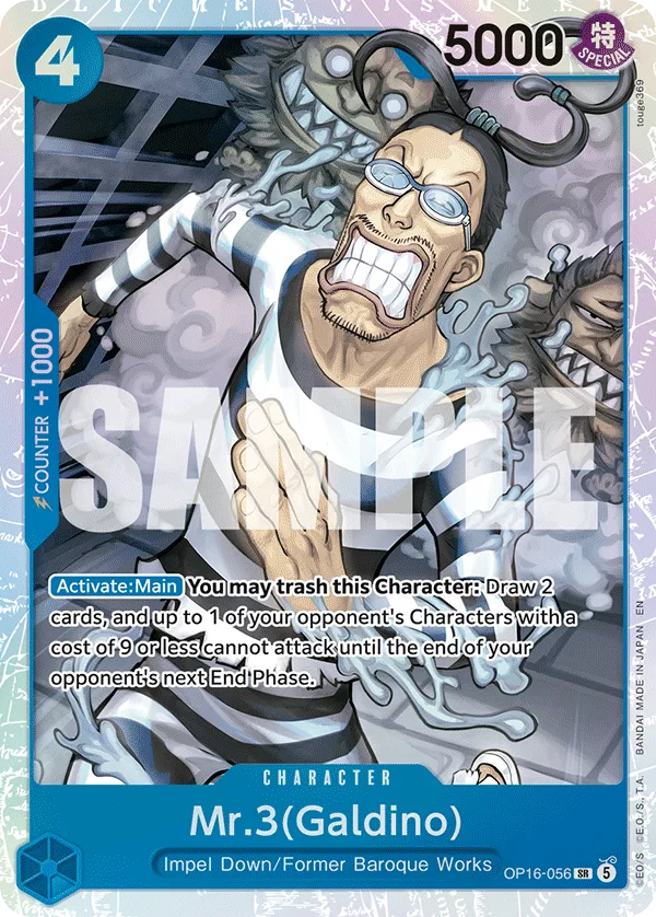 Mr.3(Galdino) #OP16-056 The Time of Battle One Piece card