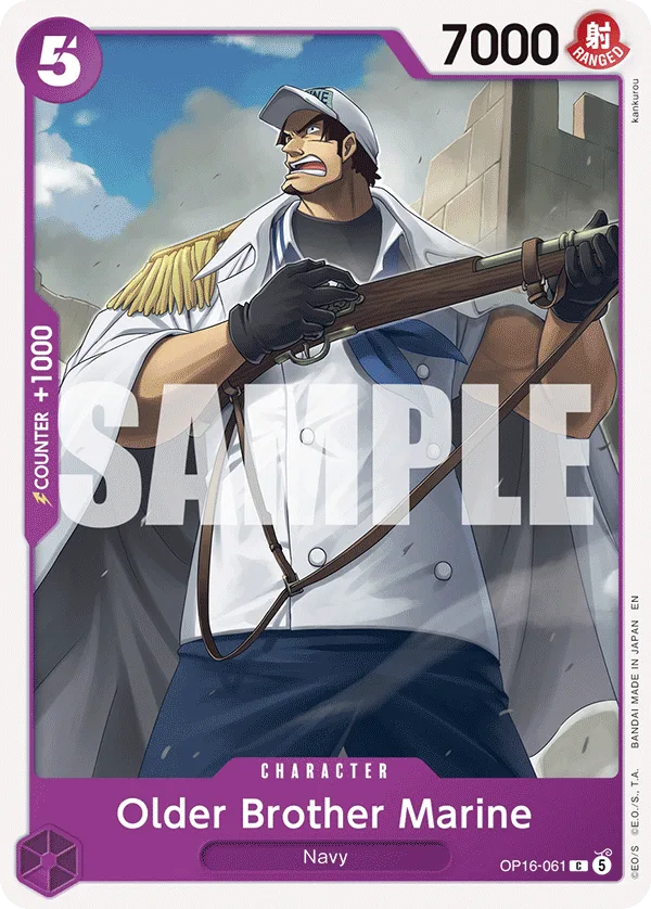 Older Brother Marine #OP16-061 The Time of Battle One Piece card
