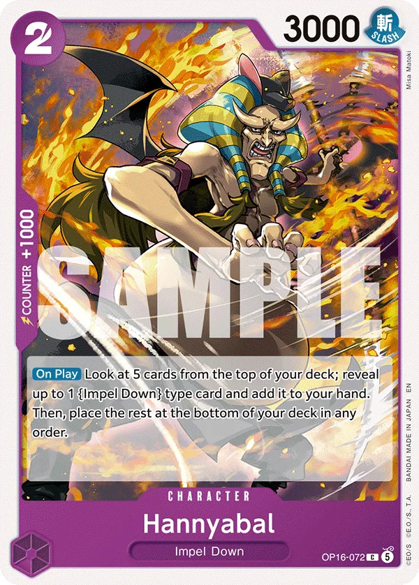 Hannyabal #OP16-072 The Time of Battle One Piece card