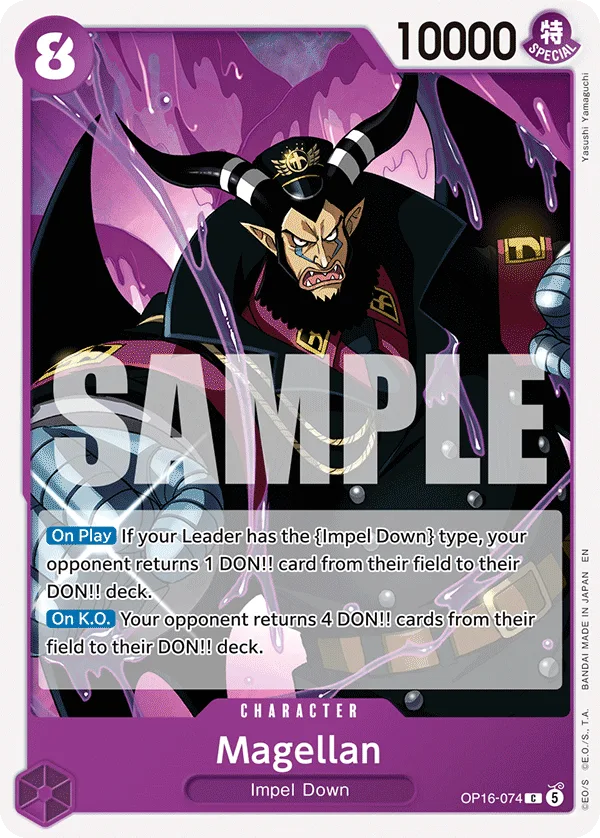 Magellan #OP16-074 The Time of Battle One Piece card