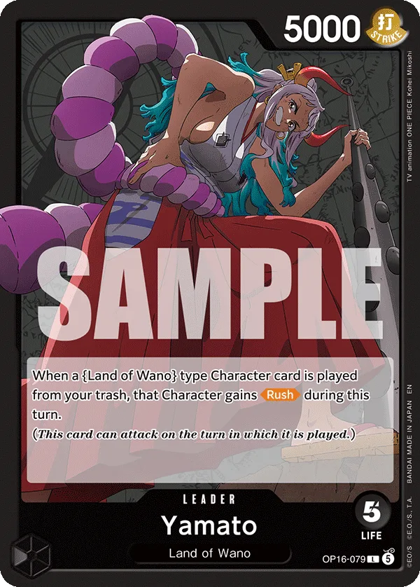 Yamato #OP16-079 The Time of Battle One Piece card