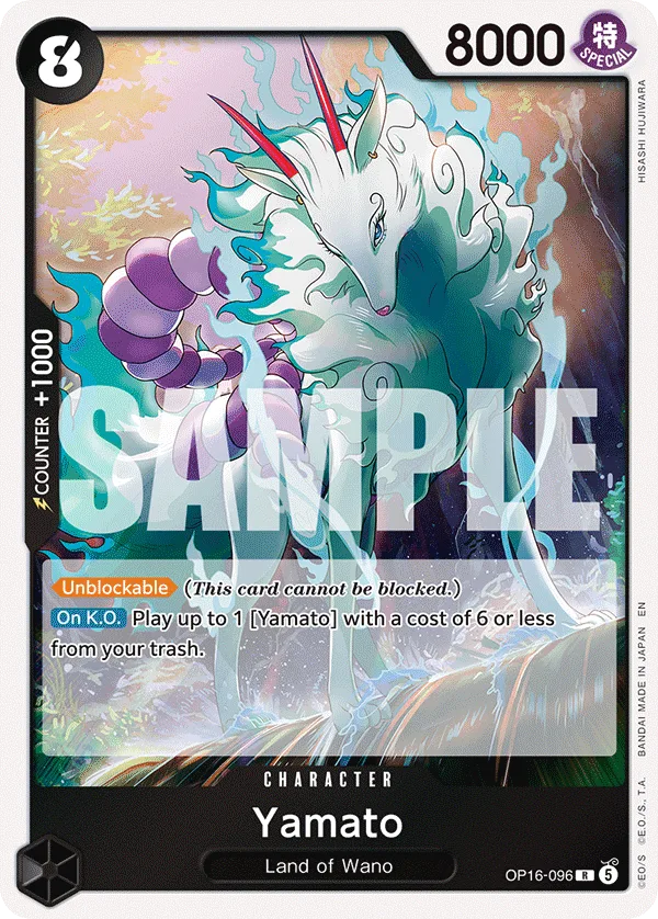 Yamato #OP16-096 The Time of Battle One Piece card