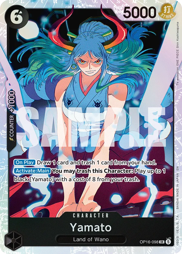 Yamato #OP16-098 The Time of Battle One Piece card