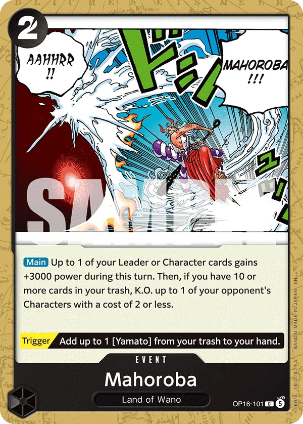 Mahoroba #OP16-101 The Time of Battle One Piece card