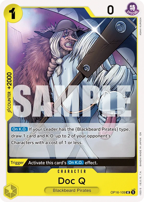 Doc Q #OP16-109 The Time of Battle One Piece card