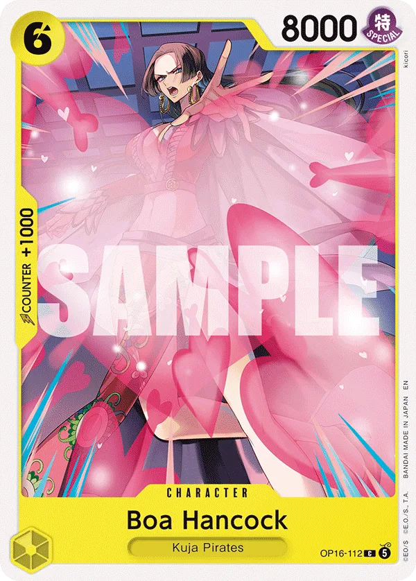 Boa Hancock #OP16-112 The Time of Battle One Piece card